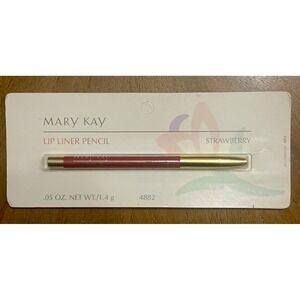Mary Kay Lip Liner Pencil Strawberry 4882  .05oz 1.4g NOS‎ Discontinued Sealed!